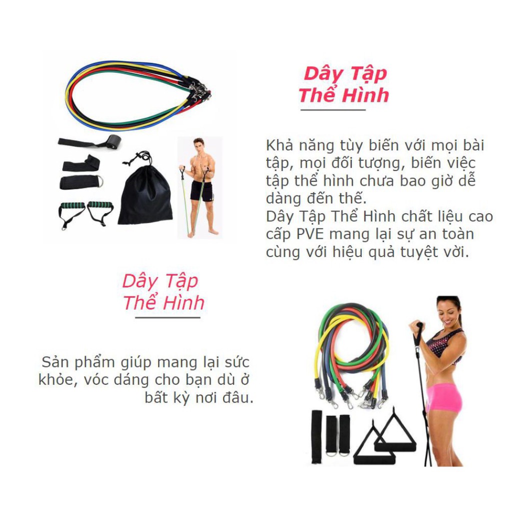 Dây Ngũ Sắc U-Powex USA Fitness 