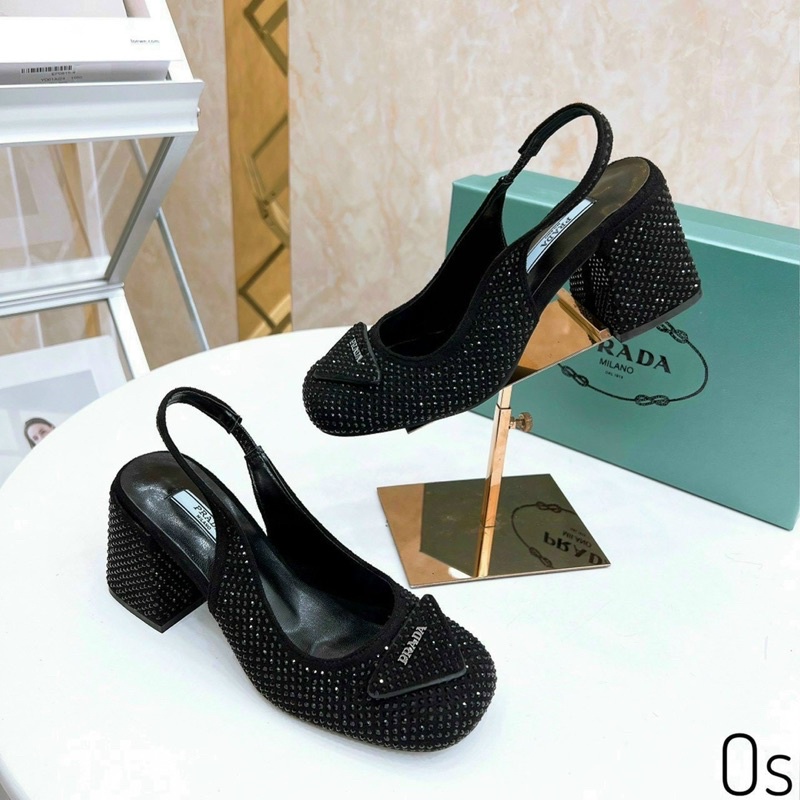 Giầy Prada full đá  tinh xinh lung linh