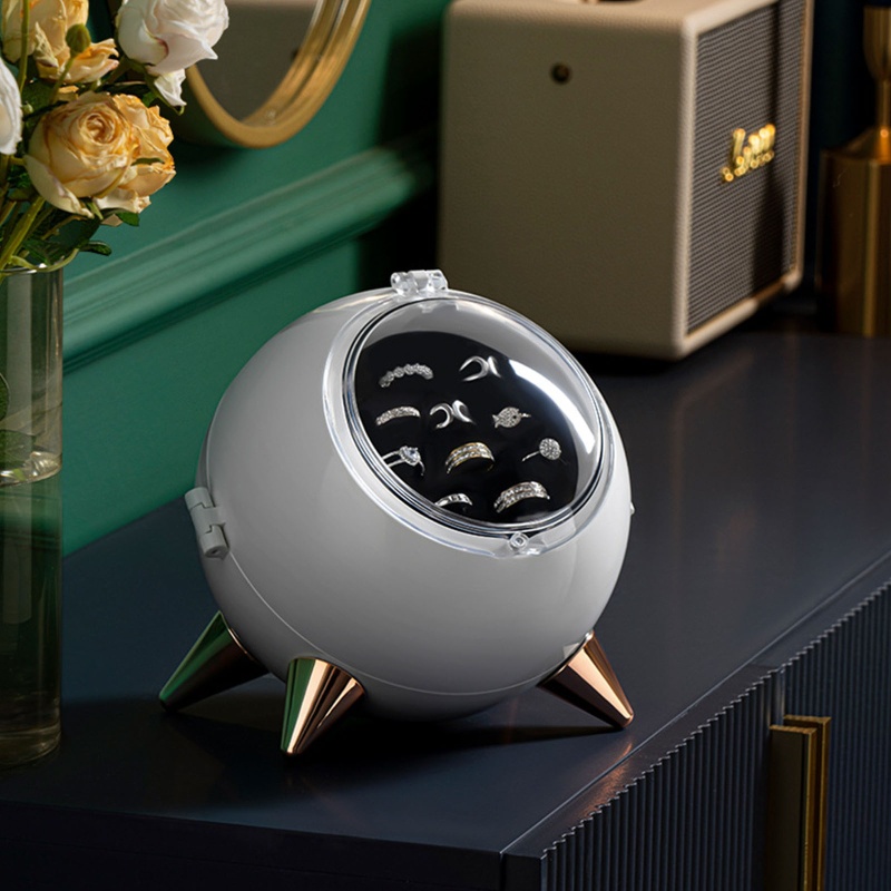 Hộp Đựng Trang Sức Trong Suốt Có Nắp Đậy Tiện Dụng