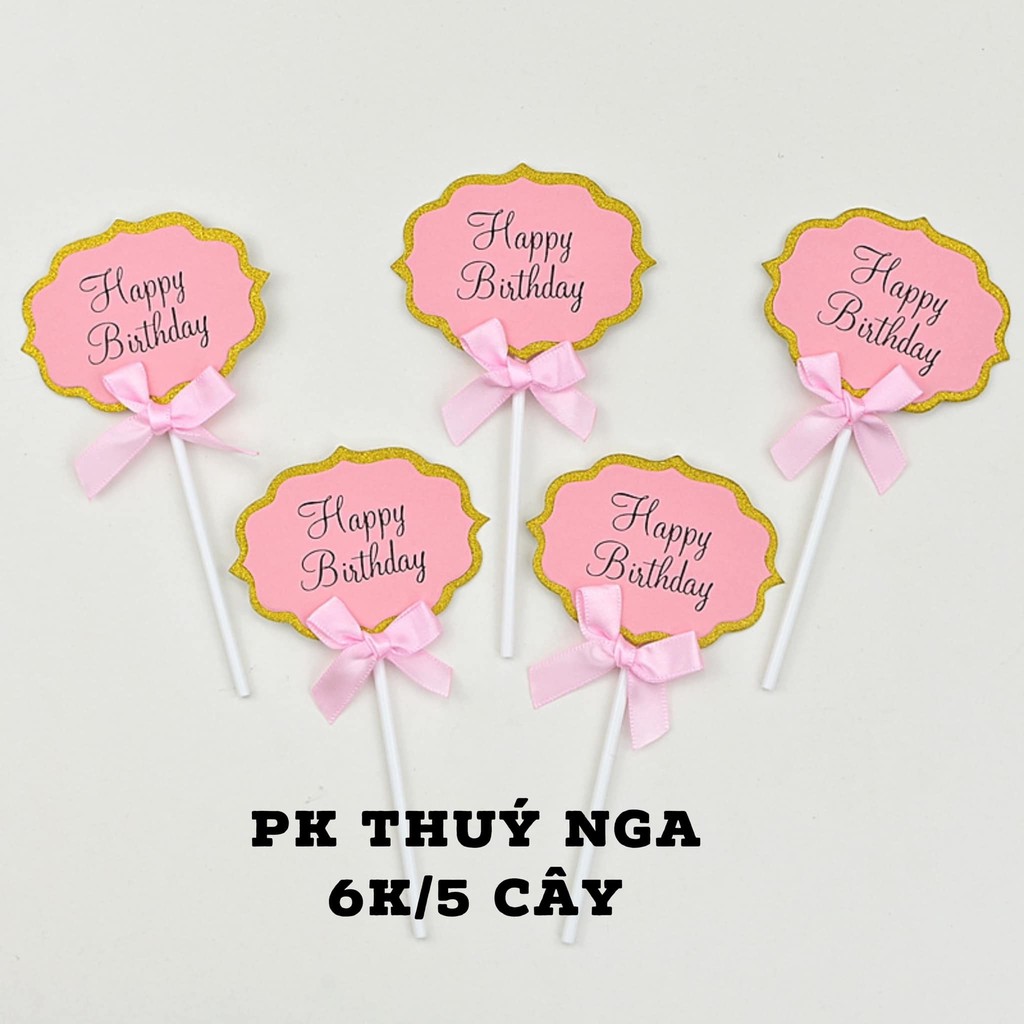SET 5 BÀNG HPBD TRANG TRÍ BÁNH KEM