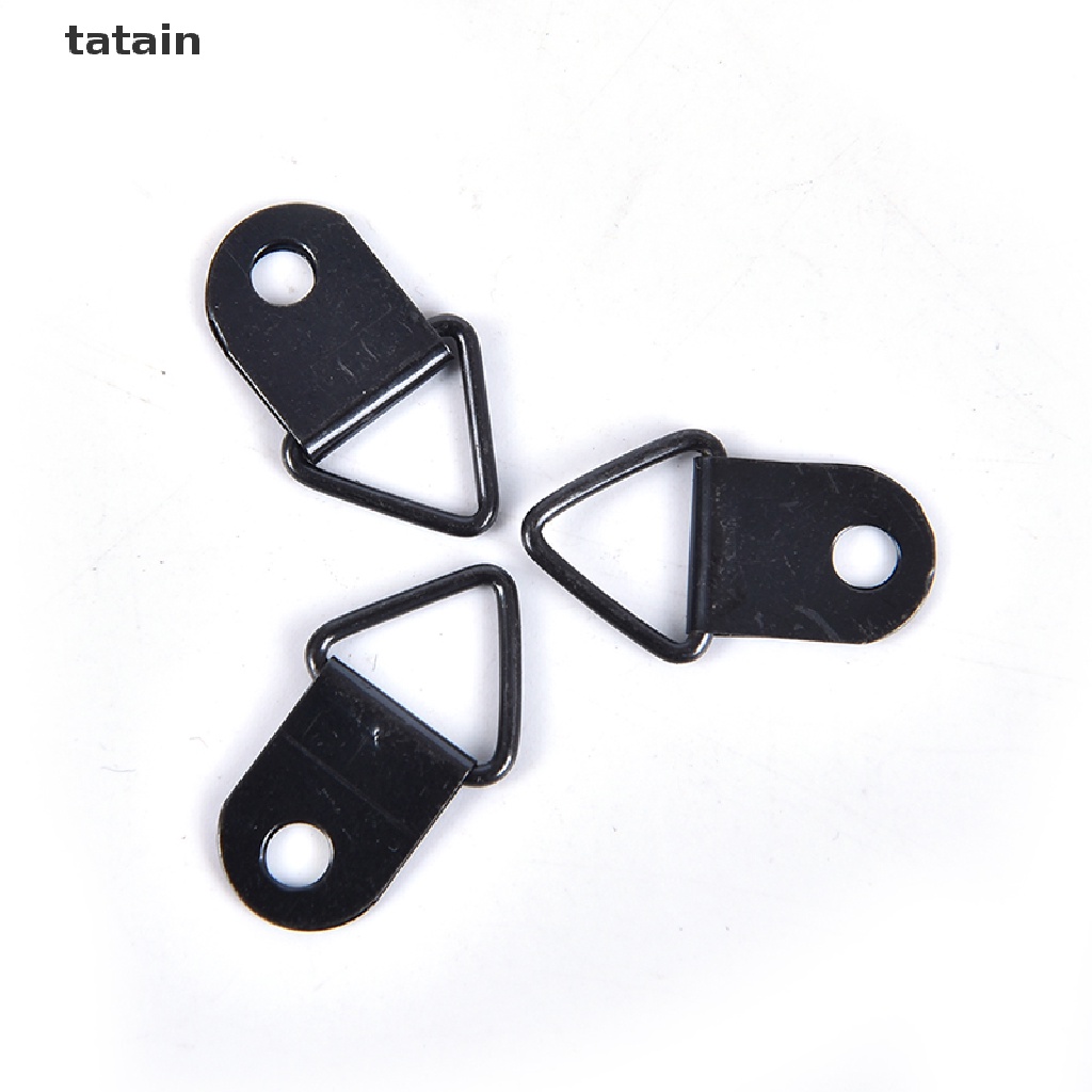 [TAT] 20pcs Triangle Ring Hook Hangers Photo Frames Picture Hanging Paintings One Hole CVX
