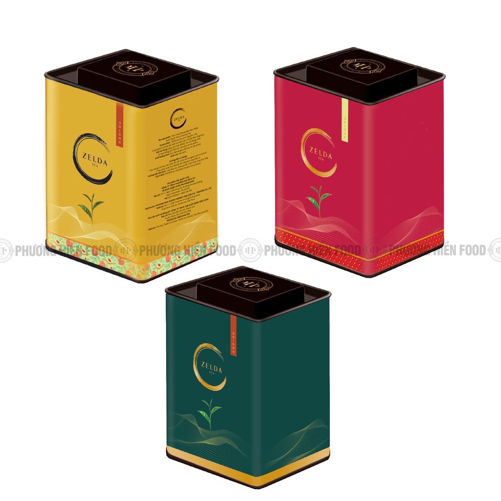 TRÀ OOLONG hiệu Zelda 30g hộp sắt các vị