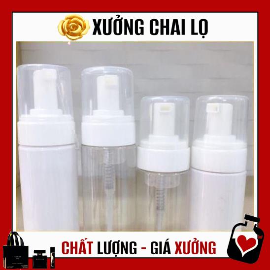 Chai Chiết Mĩ Phẩm ❤ TOP GIÁ RẺ ❤ Chai xịt giọt tạo bọt đựng sữa rửa mặt 30ml,50ml,100ml, 150ml, phụ kiện du lịch