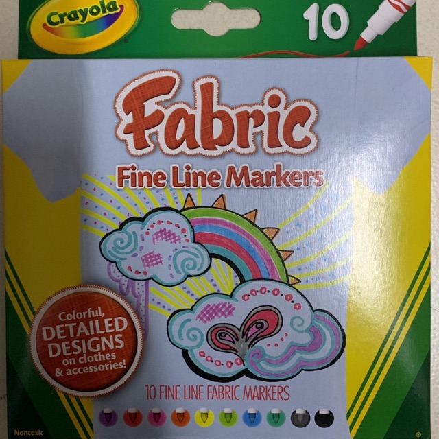 Bút vẽ trên vải Crayola