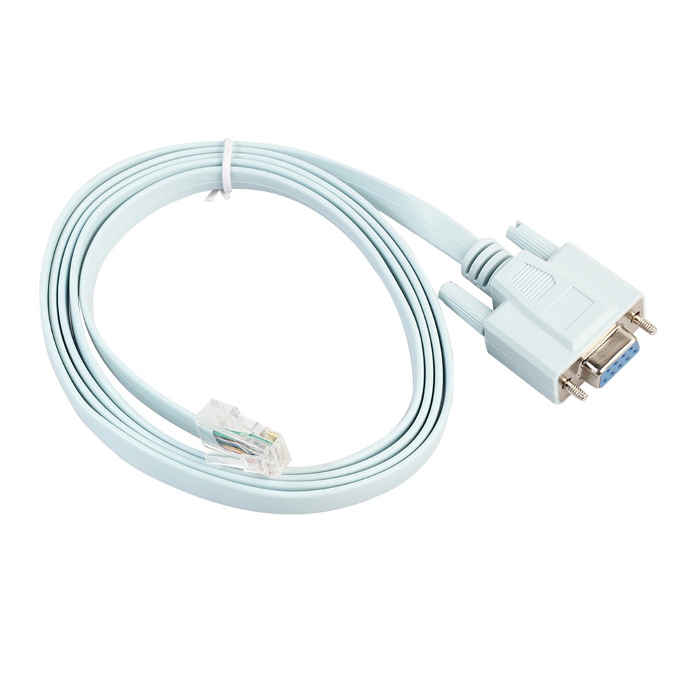 Dây cáp điều khiển mạng ethernet 5ft 9Pin DB9 Serial RS232 sang RJ45 Cat5