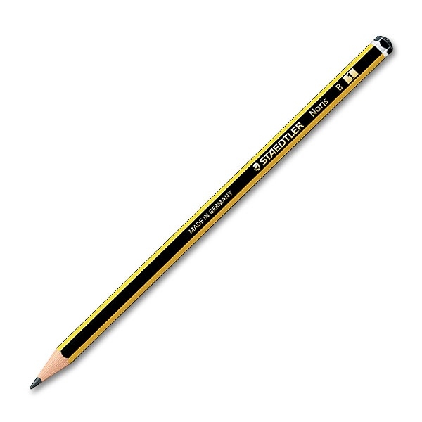 Bút Chì Gỗ B Staedtler Noris 120-B - Thân Sọc Vàng Đen