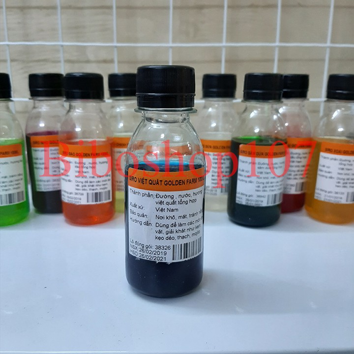 Siro Golden Farm Việt Quất 100ml