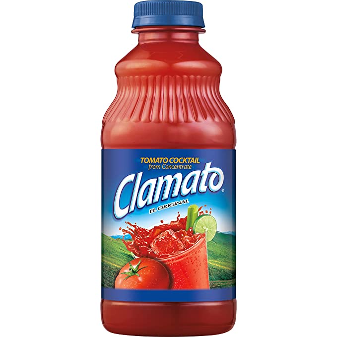 (Mỹ) Nước Ép Cà Chua Vị Truyền Thống Clamato Cocktail, Chai 946 mL (32 Fl. Oz.)
