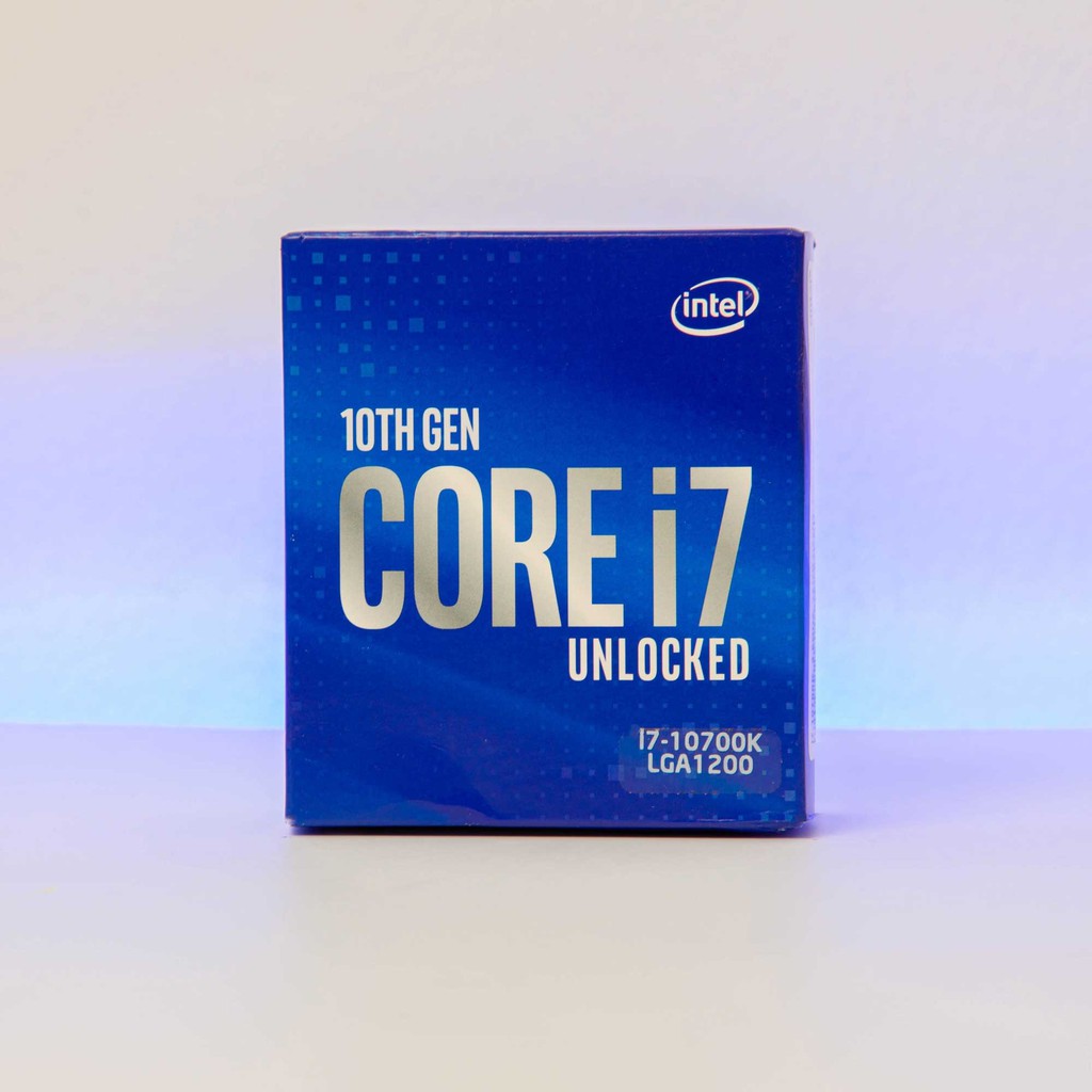 CPU Intel Core i7 10700K (3.8GHz turbo up to 5.1GHz, 8 core 16 Threads , 16MB Cache, 125W)