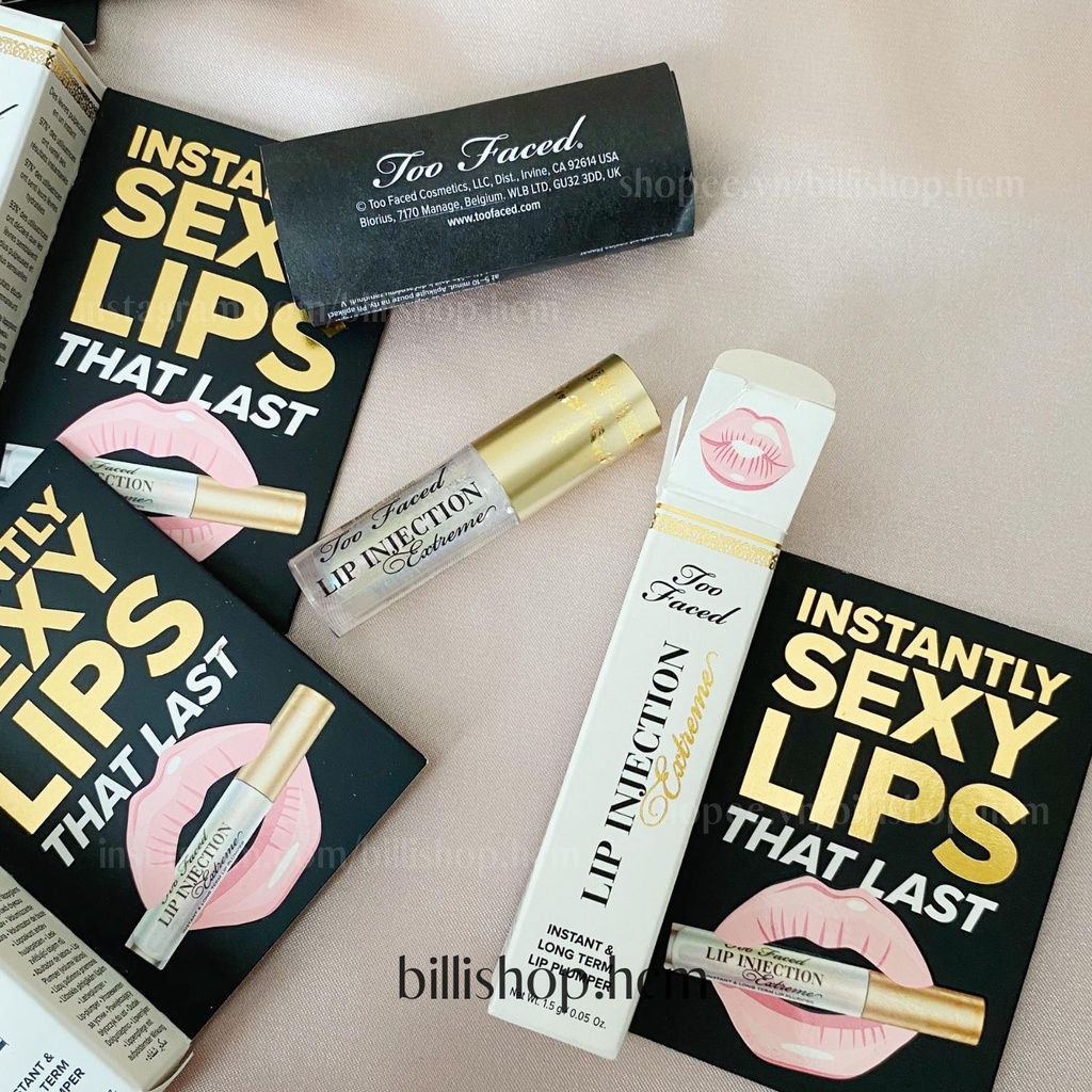 Minisize 1.5G - Son dưỡng căng mọng môi Too Faced - Lip Injection Extreme