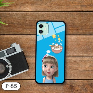 Ốp kính in hình cute Iphone 11