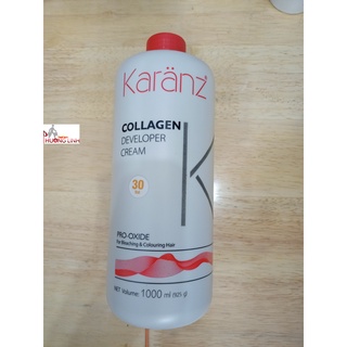 1000ml oxy nhuộm tóc karanz chai xám