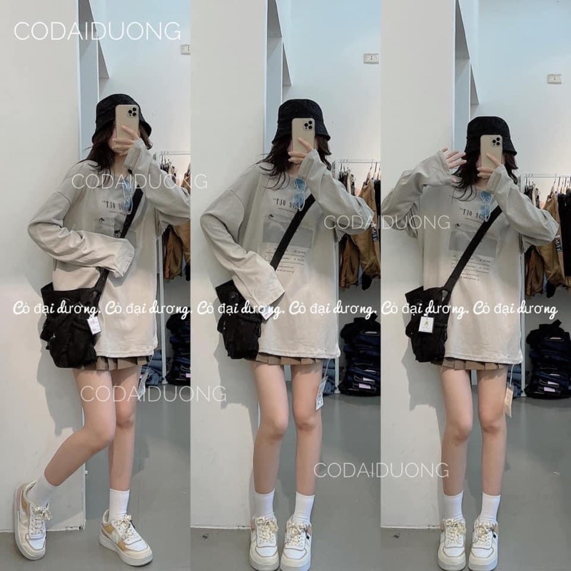[SIEU SALE] Áo thun dài tay nhiều hình MOOD OUT thu đông ulazzangg