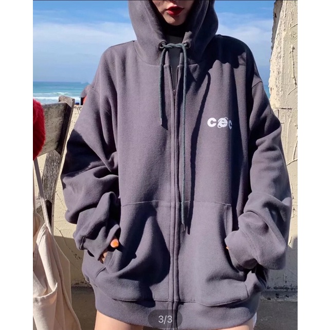 ÁO KHOÁC NỈ NGOẠI CEC FORM THỤNG TAY BỒNG