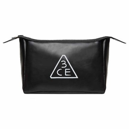 3CE Cosmetic Balck Bag Makeup Accessories Makeup Bags & Organizers Túi đựng mỹ phẩm dụng cụ trang điểm in logo 3CE