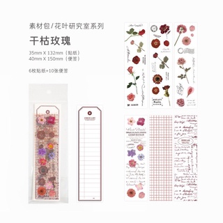 [FREESHIP] B10 - Set sticker hoa bujo đẹp
