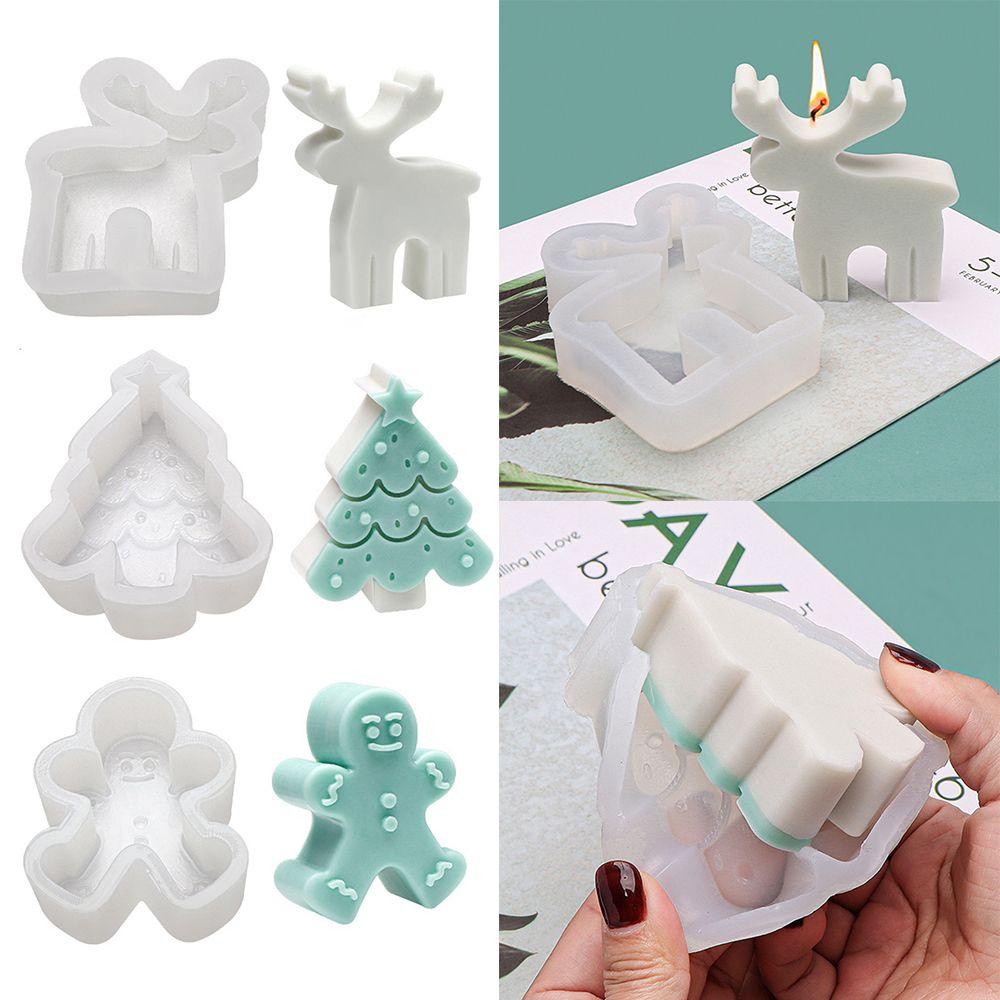 LEISURE Khuôn Silicone Làm Nến / Xà Phòng Bằng Đất Sét