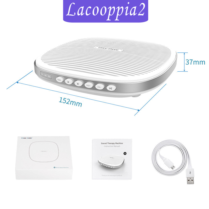 [LACOOPPIA2]White Noise Sound Machine Spa Easy Sleep Baby Relax Therapy for Kids