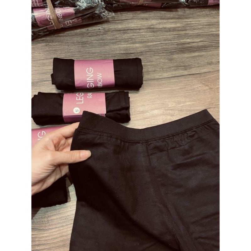 Quần legging lửng thái VNXK,Quần legging ngố đùi thái cạp chun siêu mịn 100% cotton