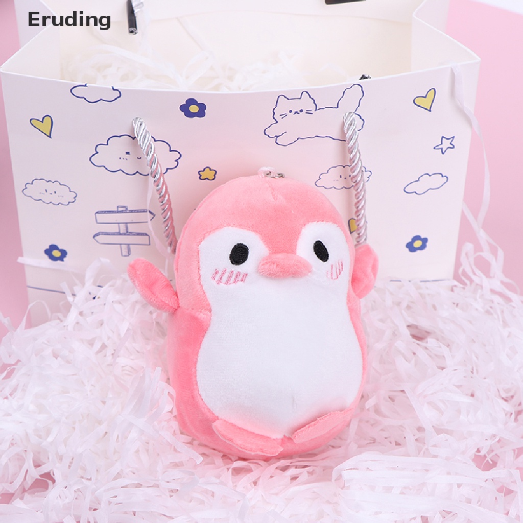 Chim Cánh Cụt Nhồi Bông 12CM Với Chìa Khóa Dễ