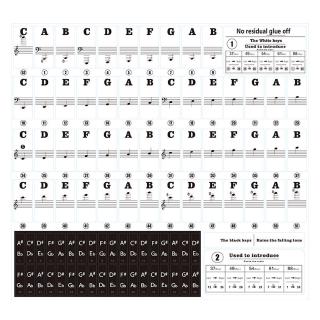 Miếng Dán Phím Đàn Piano Điện Tử 88 / 61 / 54 / 49
