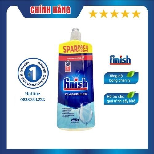 [HCM] Nước làm bóng Finish 750ml, 1150ml - Hàng chính hãng