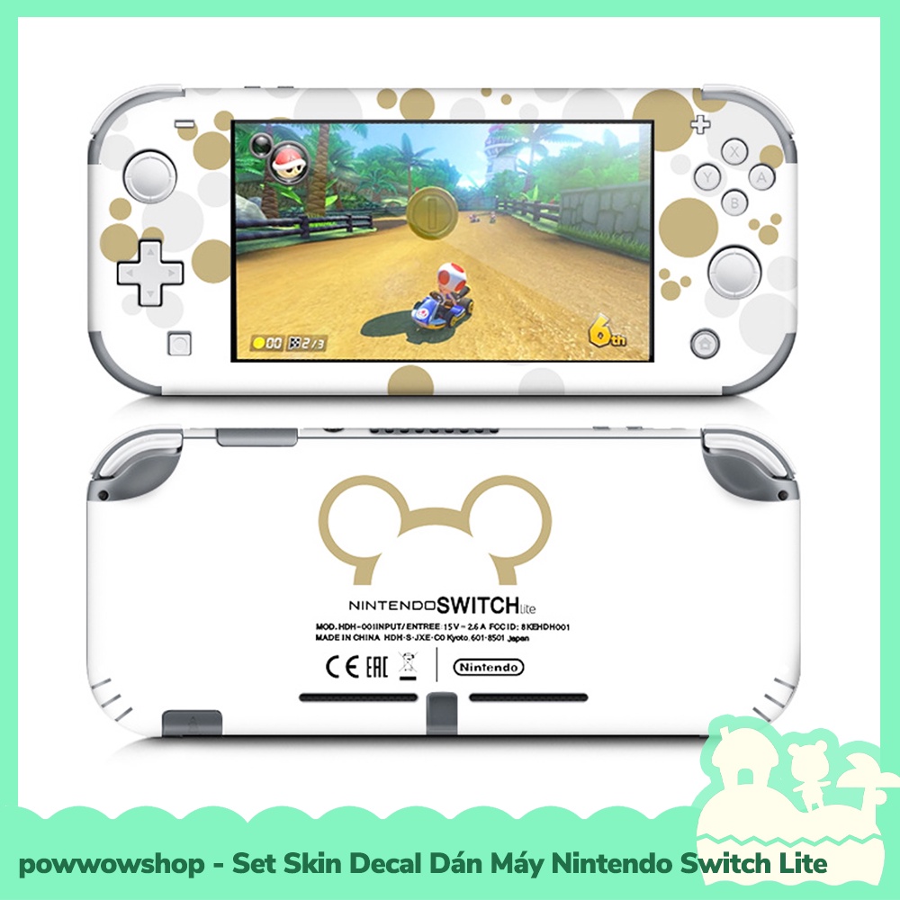 [Sẵn VN - Hỏa Tốc] 50 Mẫu Skin Decal Dán Máy Game Nintendo Switch Lite Anime, Manga, Nhân Vật Game, Super Cool, Cute