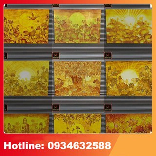 [Tranh phòng thờ dán tường] - kt 61cmx81cm - dán phòng thờ, vách thờ, bàn thờ, tượng thờ tranh trúc chỉ in MÂU NI