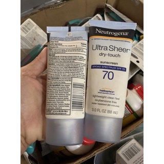   date 01,06 27 Kem chống nắng Neutrogena Ultra Sheer SPF70 