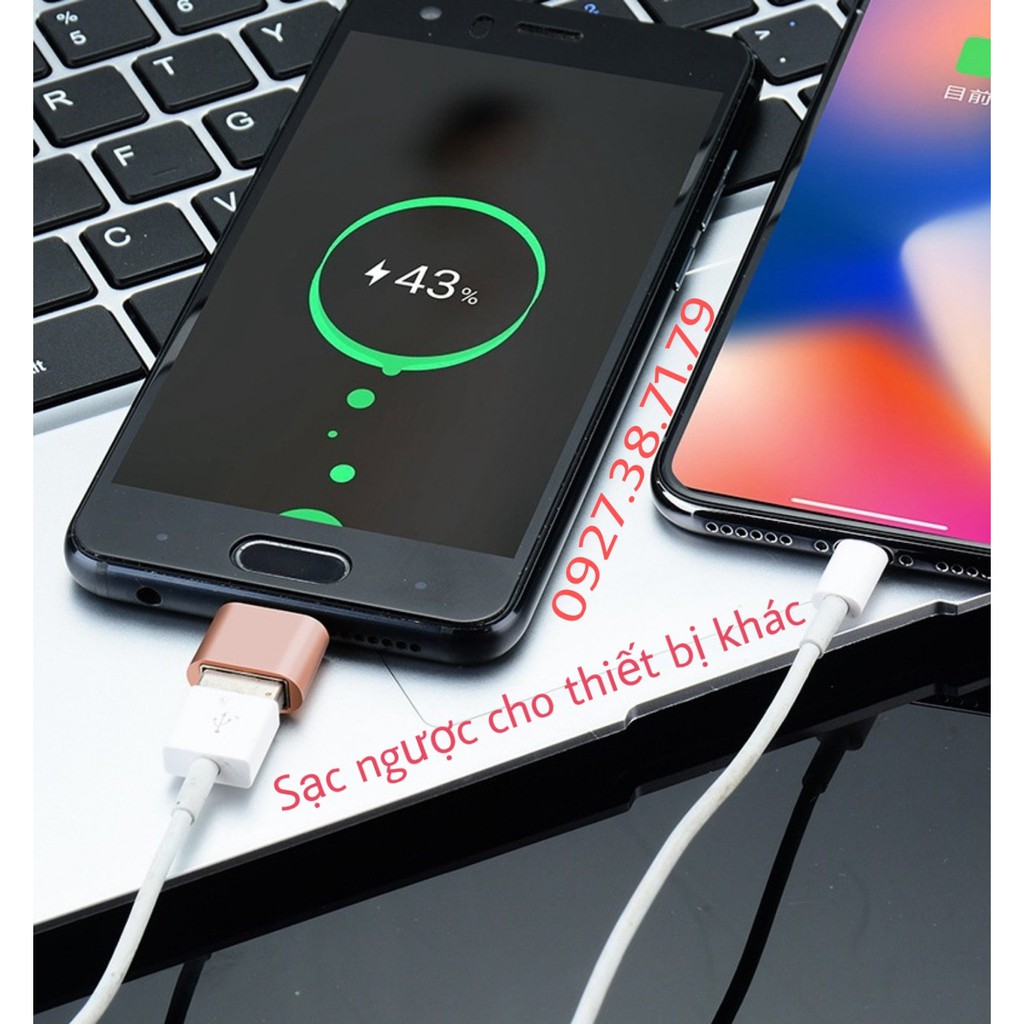 (CÓ SẴN) Cáp OTG Lightning cho Iphone, Ipad, Ipod Touch - 2 cổng USB để kết nối thiết bị ngoại vi và 1 cổng Lighning