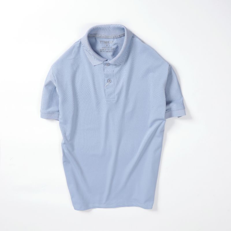 Áo thun nam POLO trơn vải cá sấu Gai Mềm cotton Mịn Mát Fom Regular Fit A111