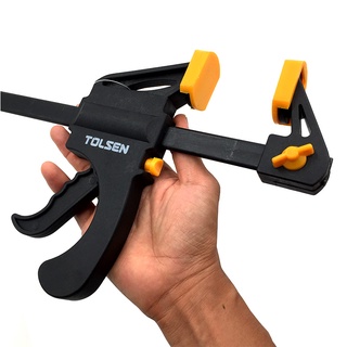 kẹp nhanh giữ gỗ 30cm tolsen 10204 nghề mộc