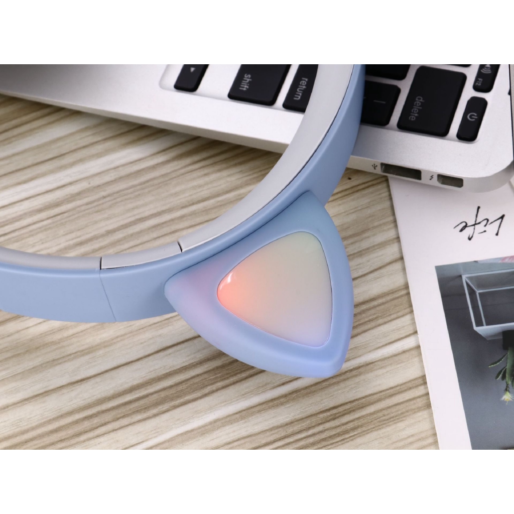 [Spot] Tai nghe Cat Cat Tai nghe LED Tai nghe Cat Tai nghe âm thanh Glowing Tai nghe Gaming | BigBuy360 - bigbuy360.vn