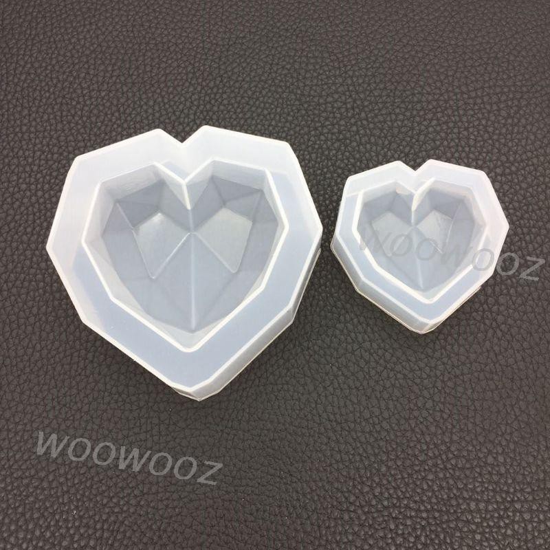 Khuôn Silicone Làm Trang Sức Hình Trái Tim