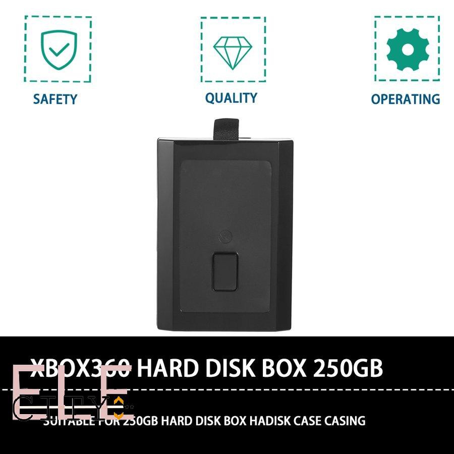 ✨COD✨Hard Disk 250GB HDD Case Hard Drive Enclosure Box Shell Cover for Xbox 360