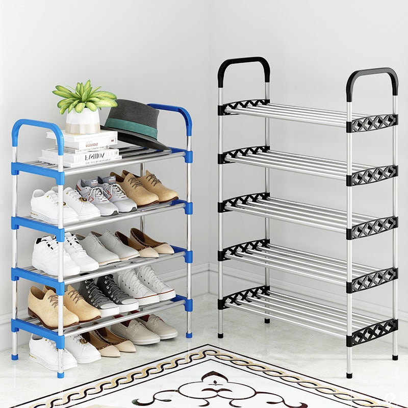 [HÀNG CÓ SẴN ⚡] Kệ Để Giày Dép 5 Tầng Lắp Ghép Thông Minh Bằng Nhựa Và Inox 88233 ĐỨC TÀI