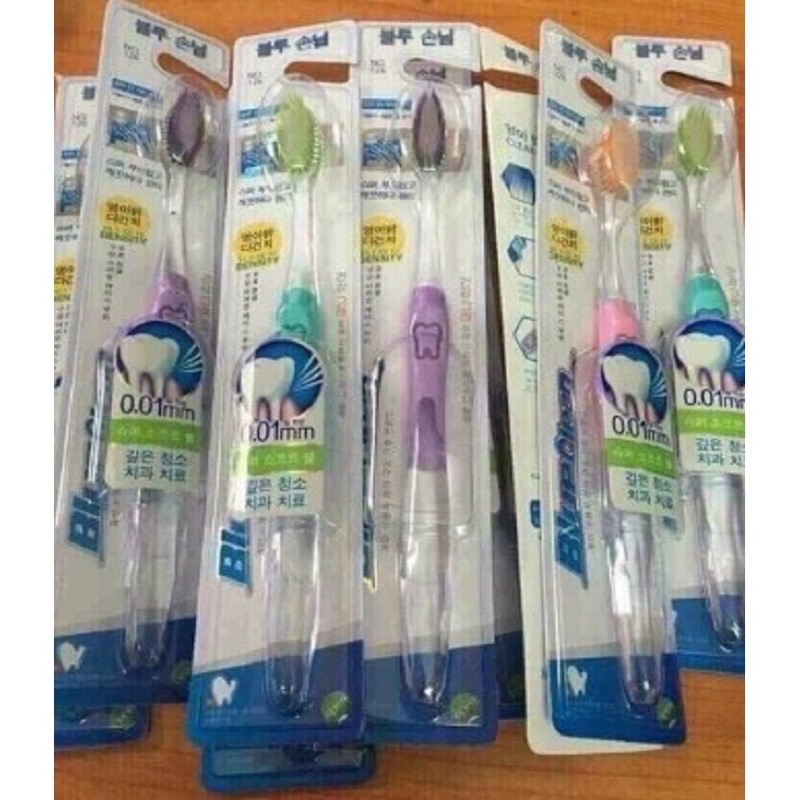 Bàn Chải Đánh Răng Công nghệ Hàn Quốc NO126 Trong Suốt, Siêu Mềm