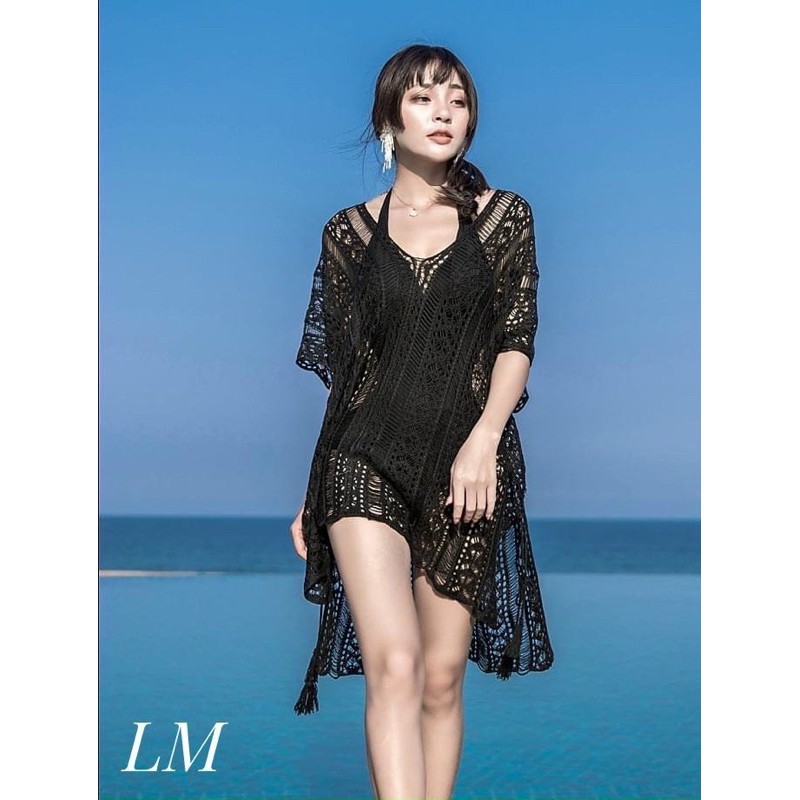 Áo lưới mặc ngoài bikini đi biển cực hot | BigBuy360 - bigbuy360.vn