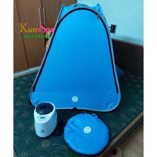 Lều Xông Hơi Mộc Miên Chui Đầu Khung Kim Loại Bọc Nhựa