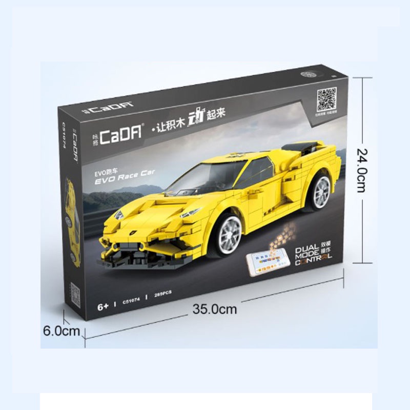 Đồ Chơi Lắp Ráp Xếp Hình Điều Khiển Từ Xa Mô Hình Siêu Xe Thể Thao 289 mảnh ghép model C51074