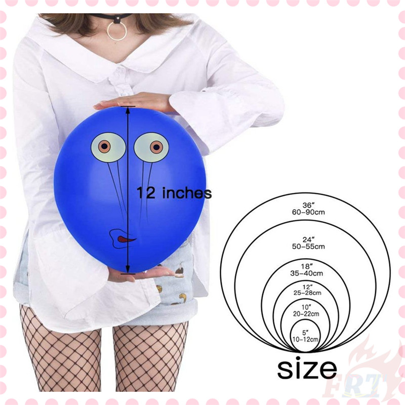 Bong bóng cao su 12 inch SpongeBob SquarePants trang trí tiệc sinh nhật phòng em bé