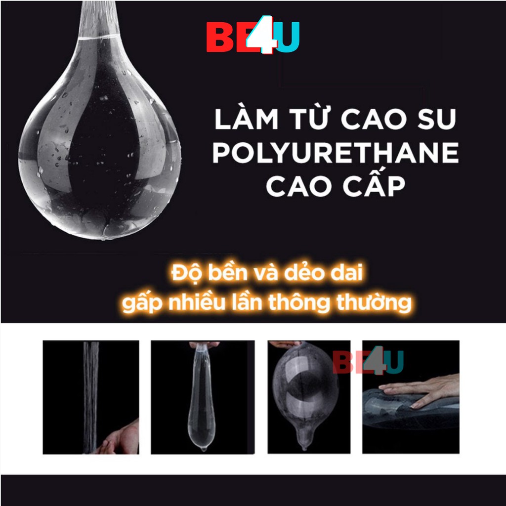 Bao cao su Sagami 0.02 mm siêu mỏng size lớn 55mm Hộp 1 cái bcs siêu mỏng Non Latex - Chính Hãng – Be4u