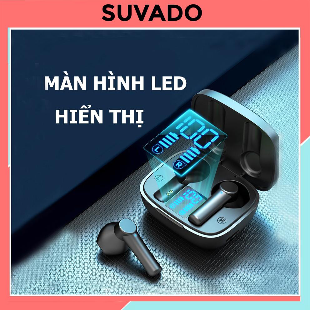 Tai nghe Bluetooth không dây LB8 Pro TWS 5.0 True Wireless cảm ứng chống nước pin trâu giá rẻ cho Android iOS SUVADO