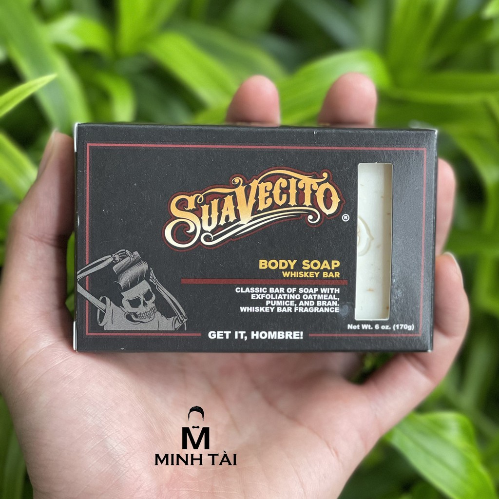 [Chính Hãng USA]Xà Phòng Tắm Suavecito Body Soap – Whiskey Bar hương thơm nam tính