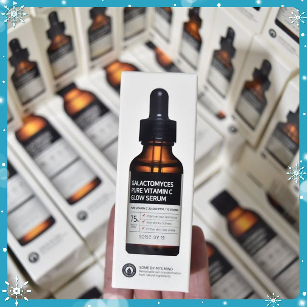 [MẪU MỚI NHẤT] Tinh chất Galactomyces Pure Vitamin C Glow Serum Some By Mi [ĐỦ BILL]