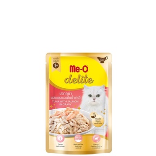 Pate cao cấp  ME-O DELITE dành cho Mèo , được làm từ cá thật thơm ngon , bổ dưỡng - gói 70gr