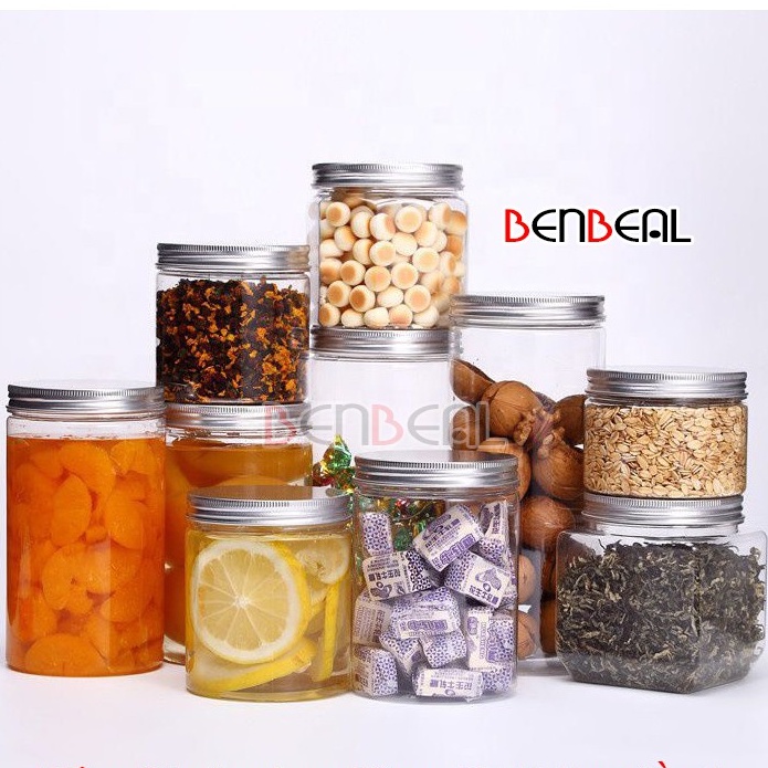 Hũ Nhựa Pet Nắp Nhôm Đựng Thực Phẩm, Đồ Khô, Ngũ Cốc , Hộp Nhựa, Lọ Nhựa, Hũ Nhựa, Hộp Thực Phẩm