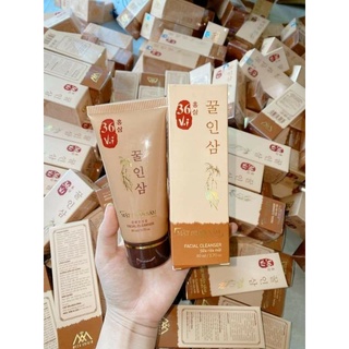 Sữa rửa mặt mật nhân sâm 36 vị+bông rửa mặt