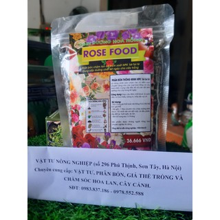 DINH DƯỠNG HOA HỒNG ROSE FOOD - PHÂN BÓN TAN CHẬM CÓ KIỂM SOÁT NPK 16-16-16