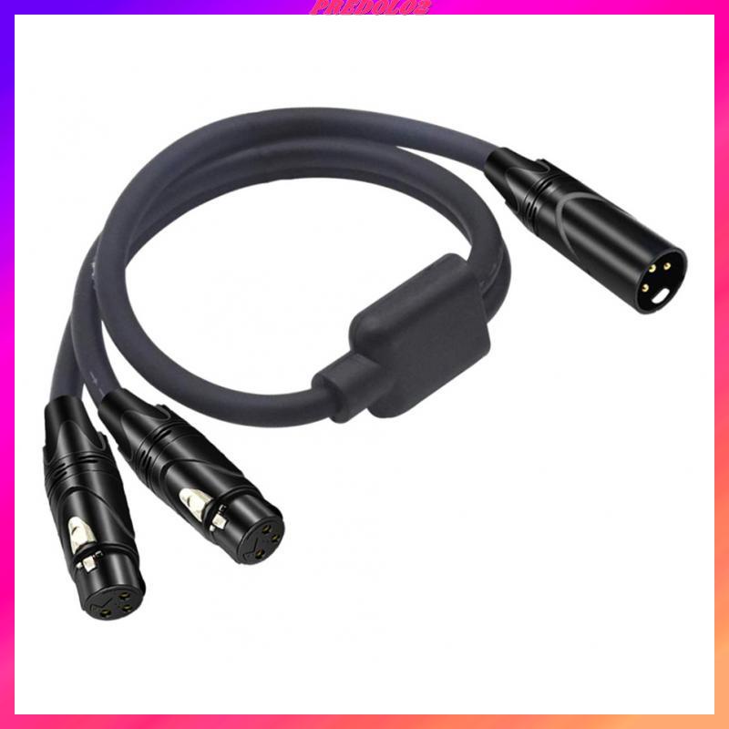 Dây Cáp Chữ Y Chuyển Đổi Đầu Cắm XLR Thành Hai Cổng Cắm XLR 2 Cho Micro